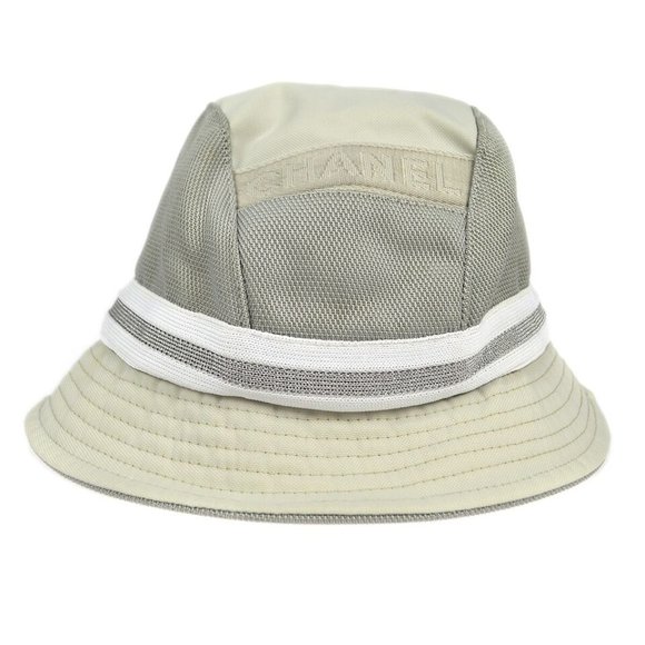 Chanel Gray Sport Line Hat #M Small Good 130163 - Picture 8 of 8